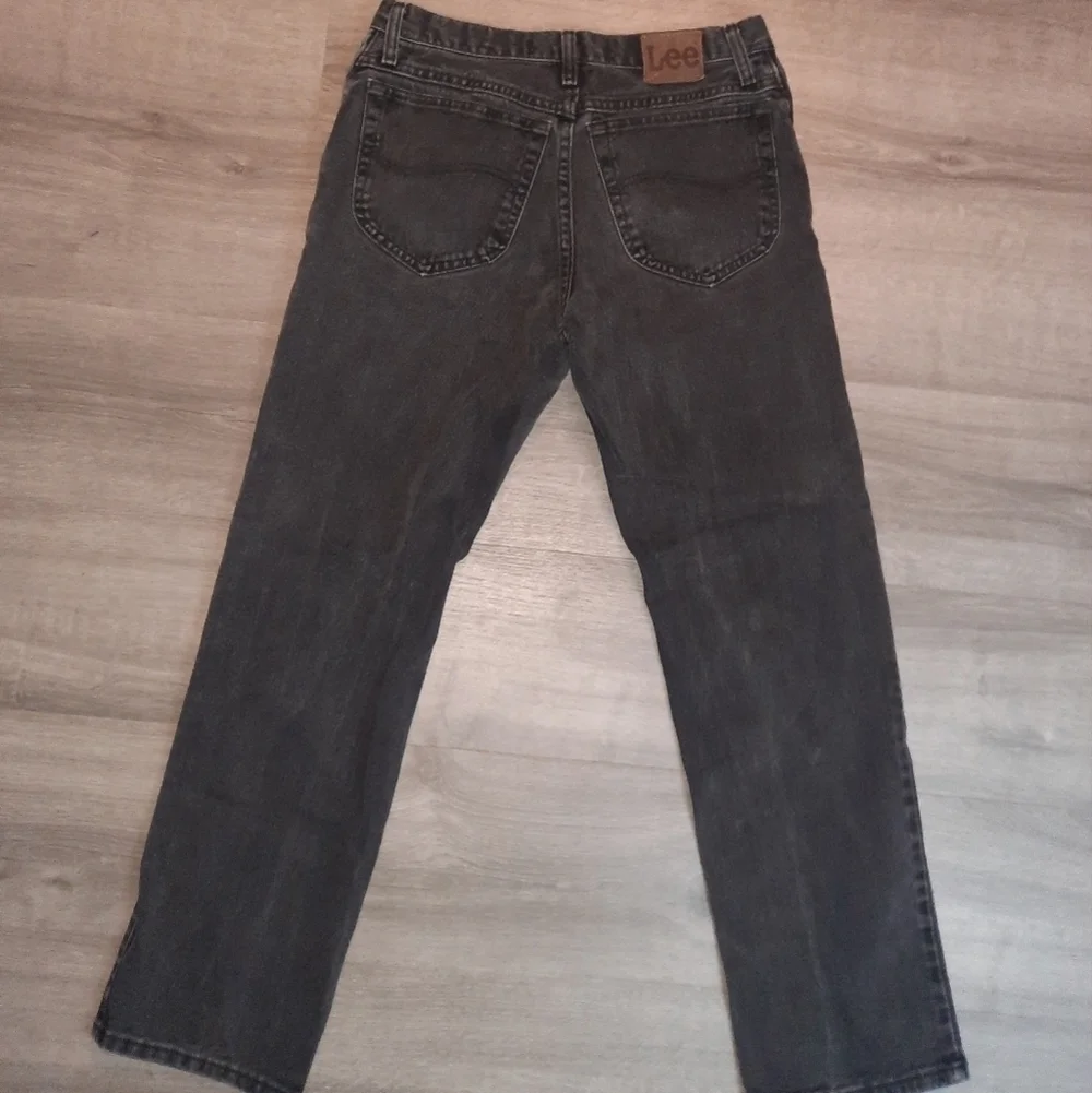 Lee Straight Leg Black Jeans
